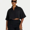 Camicia corta da resort da donna – nera Camicia corta da resort da donna – nera