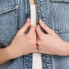 Camicia da donna in denim a pantaloncini con maniche corte Camicia da donna in denim a pantaloncini con maniche corte