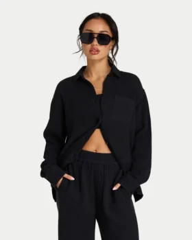 Camicia da resort a maniche lunghe da donna