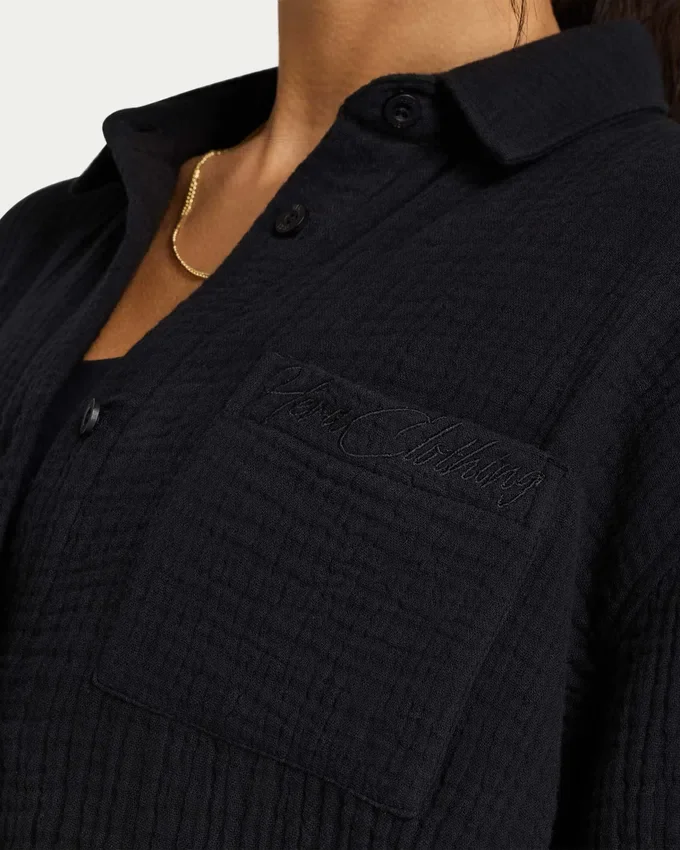 Camicia da resort a maniche lunghe da donna Camicia da resort a maniche lunghe da donna