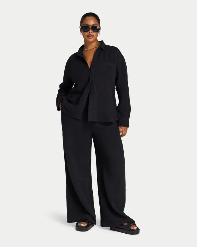 Camicia da resort a maniche lunghe da donna Camicia da resort a maniche lunghe da donna