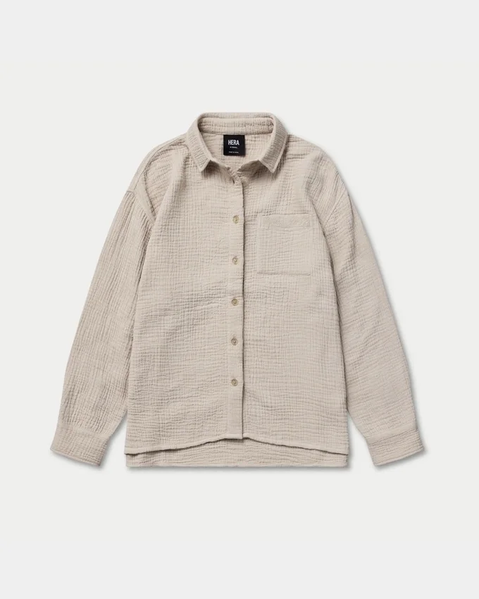 Camicia da resort a maniche lunghe da donna Camicia da resort a maniche lunghe da donna