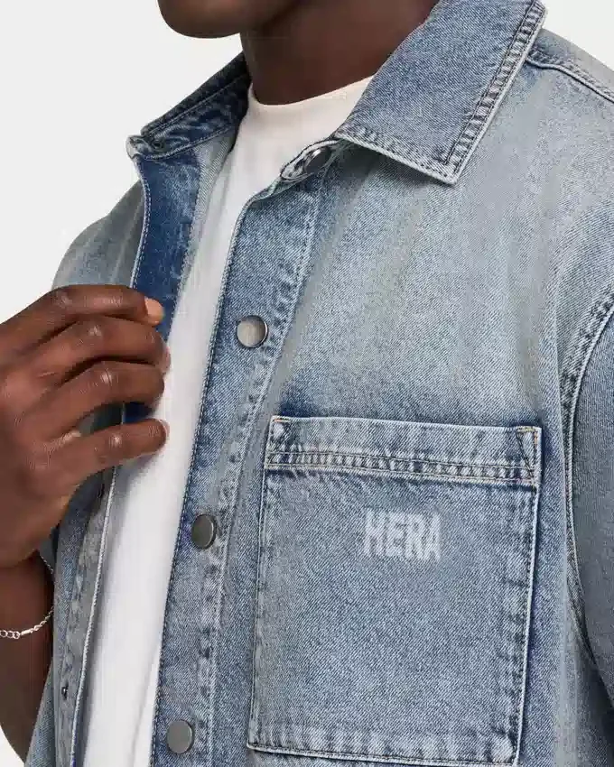 Camicia da uomo in Denim Camicia da uomo in Denim