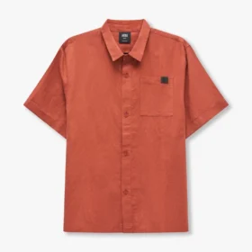 Camicie Rewear in misto lino – marrone argilla