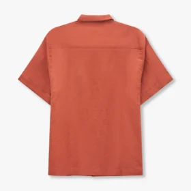 Camicie Rewear in misto lino – marrone argilla
