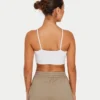 Crop top essenziale da donna – bianco Crop top essenziale da donna – bianco