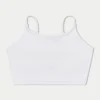 Crop top essenziale da donna – bianco Crop top essenziale da donna – bianco