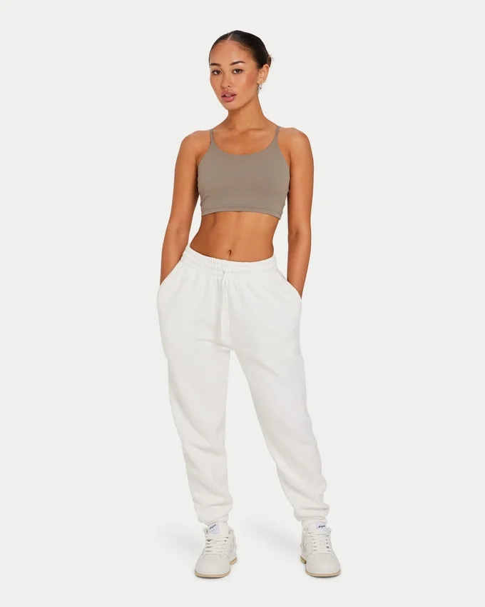 Crop top essenziale da donna – grigio palude Crop top essenziale da donna – grigio palude
