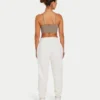 Crop top essenziale da donna – grigio palude Crop top essenziale da donna – grigio palude