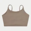 Crop top essenziale da donna – grigio palude Crop top essenziale da donna – grigio palude