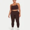 Crop top essenziale da donna – marrone ardesia Crop top essenziale da donna – marrone ardesia