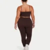 Crop top essenziale da donna – marrone ardesia Crop top essenziale da donna – marrone ardesia