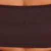 Crop top essenziale da donna – marrone ardesia Crop top essenziale da donna – marrone ardesia
