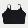 Crop top essenziale da donna – nero Crop top essenziale da donna – nero