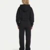 Felpa con cappuccio corta da donna 365 con zip