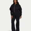 Felpa con cappuccio corta da donna 365 con zip