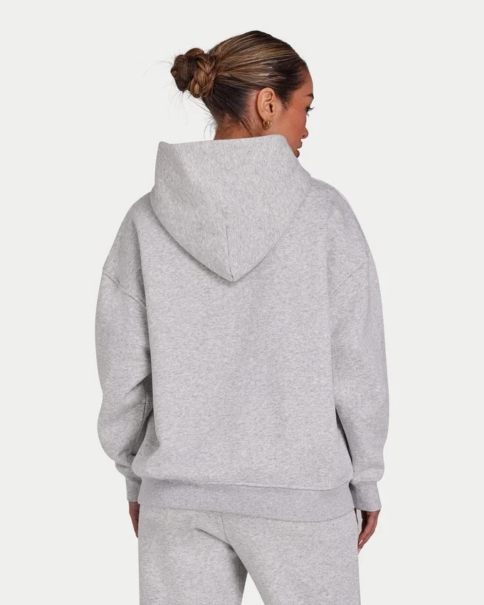 Felpa con cappuccio da donna “Collective” – grigio melange Felpa con cappuccio da donna “Collective” – grigio melange