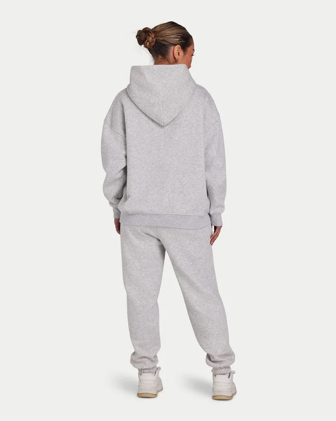 Felpa con cappuccio da donna “Collective” – grigio melange Felpa con cappuccio da donna “Collective” – grigio melange
