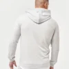 Felpa con cappuccio da uomo slim fit – grigio melange Felpa con cappuccio da uomo slim fit – grigio melange