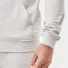 Felpa con cappuccio da uomo slim fit – grigio melange Felpa con cappuccio da uomo slim fit – grigio melange