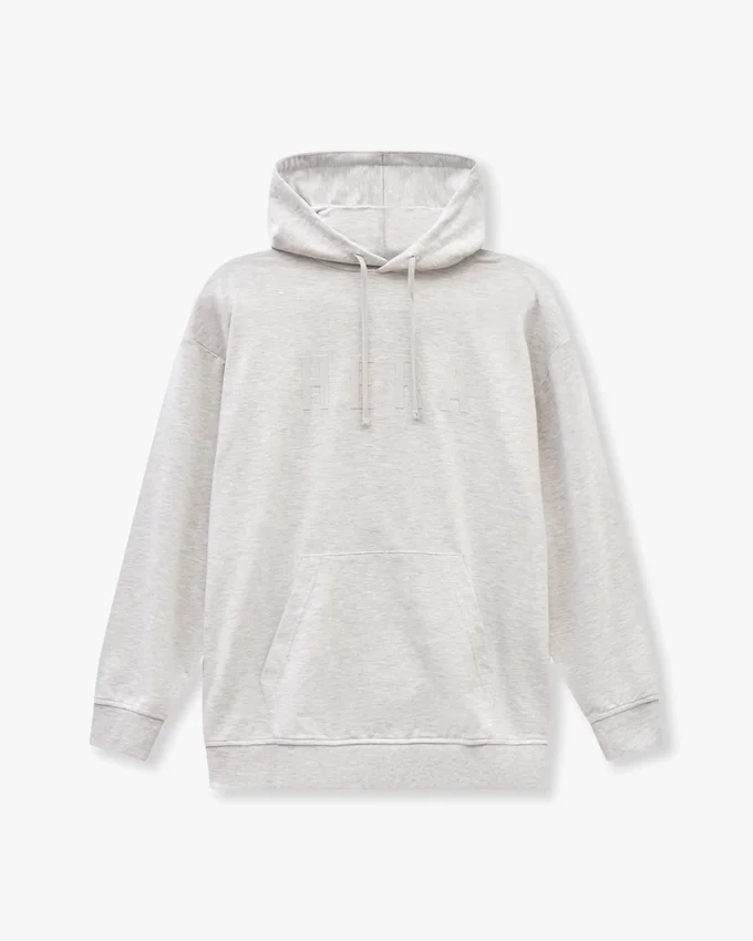 Felpa con cappuccio da uomo slim fit – grigio melange Felpa con cappuccio da uomo slim fit – grigio melange