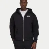 Felpa con cappuccio e zip oversize da uomo Felpa con cappuccio e zip oversize da uomo