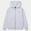Felpa con cappuccio e zip oversize da uomo Felpa con cappuccio e zip oversize da uomo