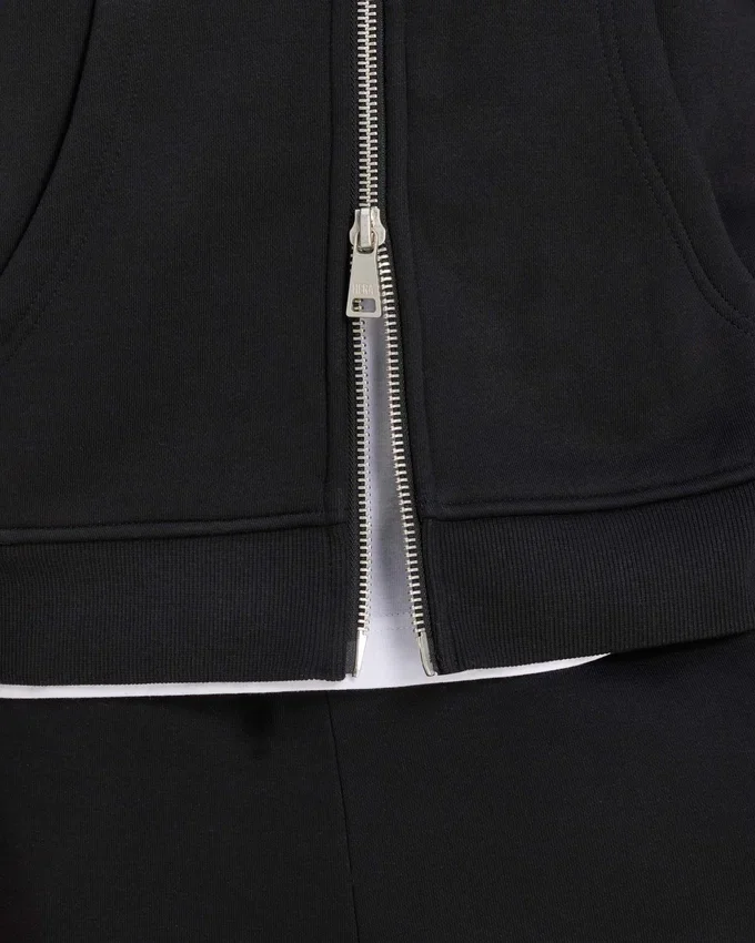 Felpa con cappuccio e zip oversize da uomo Felpa con cappuccio e zip oversize da uomo