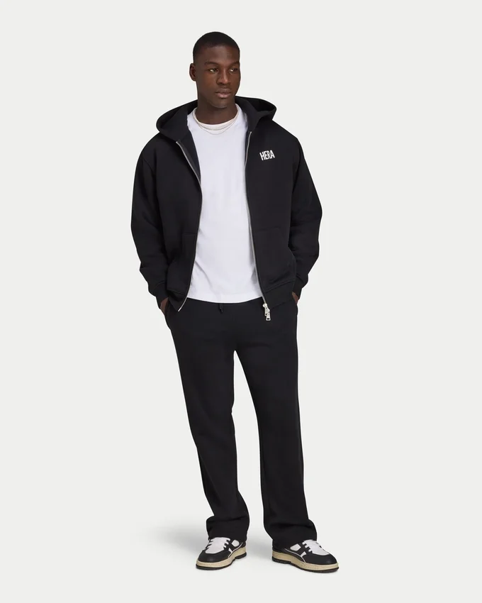 Felpa con cappuccio e zip oversize da uomo Felpa con cappuccio e zip oversize da uomo