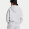 Felpa con cappuccio oversize da donna 365 – grigio melange Felpa con cappuccio oversize da donna 365 – grigio melange