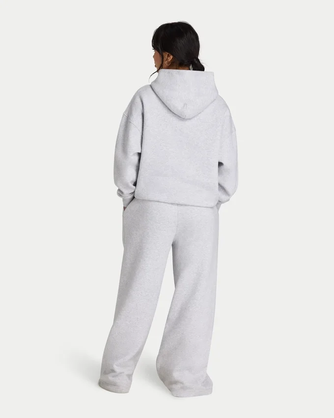 Felpa con cappuccio oversize da donna 365 – grigio melange Felpa con cappuccio oversize da donna 365 – grigio melange