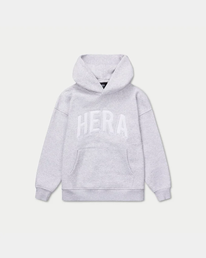 Felpa con cappuccio oversize da donna 365 – grigio melange Felpa con cappuccio oversize da donna 365 – grigio melange