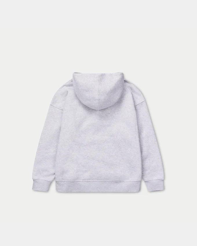 Felpa con cappuccio oversize da donna 365 – grigio melange Felpa con cappuccio oversize da donna 365 – grigio melange