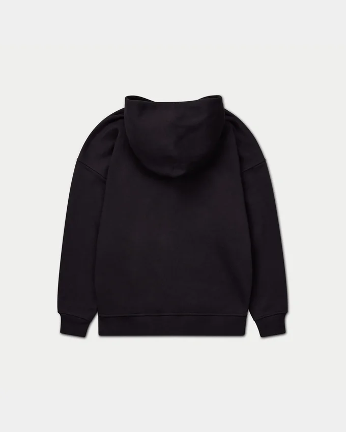 Felpa con cappuccio oversize da donna 365 – nera Felpa con cappuccio oversize da donna 365 – nera
