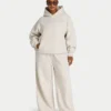 Felpa con cappuccio oversize da donna “Club ’15”