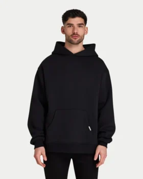 Felpa con cappuccio oversize da uomo Blanks