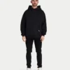 Felpa con cappuccio oversize da uomo Blanks