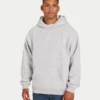 Felpa con cappuccio oversize da uomo “Collective” – grigio melange Felpa con cappuccio oversize da uomo “Collective” – grigio melange