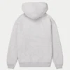 Felpa con cappuccio oversize da uomo “Collective” – grigio melange Felpa con cappuccio oversize da uomo “Collective” – grigio melange