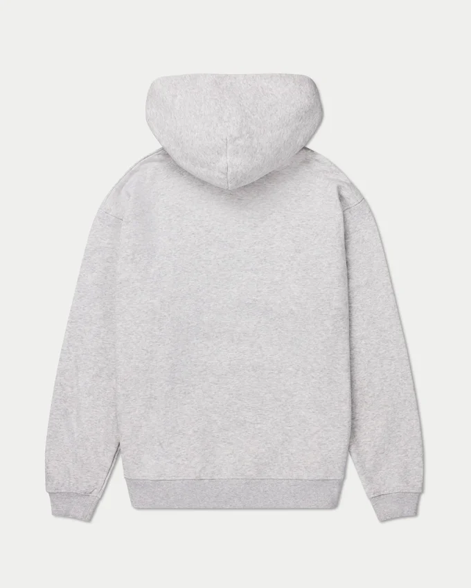 Felpa con cappuccio oversize da uomo “Collective” – grigio melange Felpa con cappuccio oversize da uomo “Collective” – grigio melange