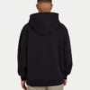 Felpa con cappuccio oversize da uomo “Collective” – nera