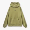Felpa con cappuccio oversize da uomo “Collective” – verde oliva