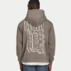 Felpa con cappuccio oversize da uomo con grafica graffiti