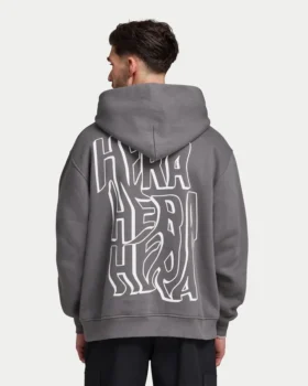 Felpa con cappuccio oversize da uomo con grafica graffiti Felpa con cappuccio oversize da uomo con grafica graffiti