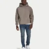 Felpa con cappuccio oversize da uomo con grafica graffiti