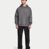 Felpa con cappuccio oversize da uomo con grafica graffiti