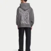 Felpa con cappuccio oversize da uomo con grafica graffiti