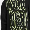 Felpa con cappuccio oversize da uomo “Graffiti” – nera Felpa con cappuccio oversize da uomo “Graffiti” – nera