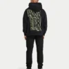 Felpa con cappuccio oversize da uomo “Graffiti” – nera Felpa con cappuccio oversize da uomo “Graffiti” – nera