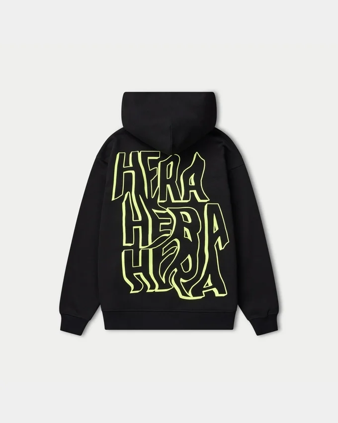 Felpa con cappuccio oversize da uomo “Graffiti” – nera Felpa con cappuccio oversize da uomo “Graffiti” – nera